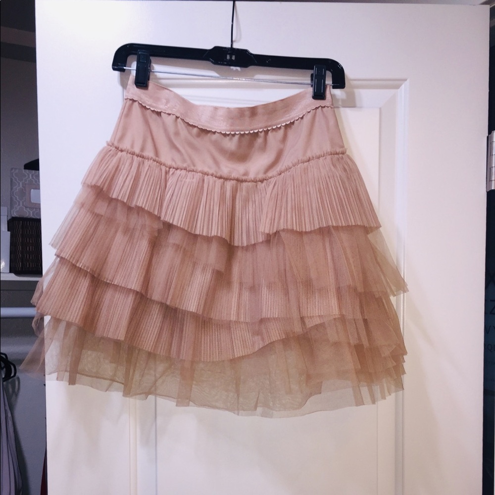BCBG Nude Frilly Tutu